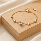 Evara Heart Crystal Bracelet