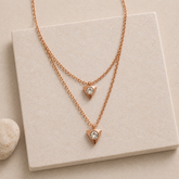 Minimal Triangle Pendant Necklace