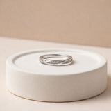 Adjustable Ivory Square Band Ring