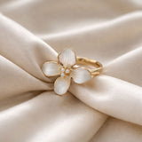Adjustable Petal Bloom Ring