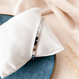 Celeste crystal silver bangle bracelet with minimal stone detailing for women