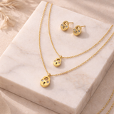 Lock pendant jewellery set for women