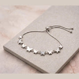 silver butterfly chain bracelet