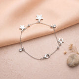 star charm crystal bracelet