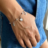 silver star charm bracelet