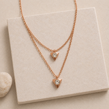 Minimal Triangle Pendant Necklace