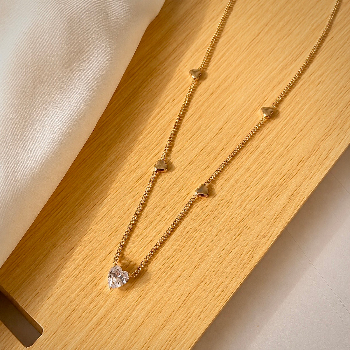 Celeste Heart Necklace