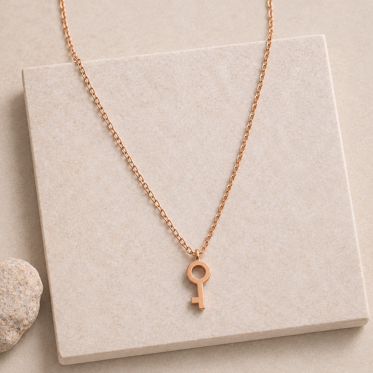 Key Pendant Necklace for Women