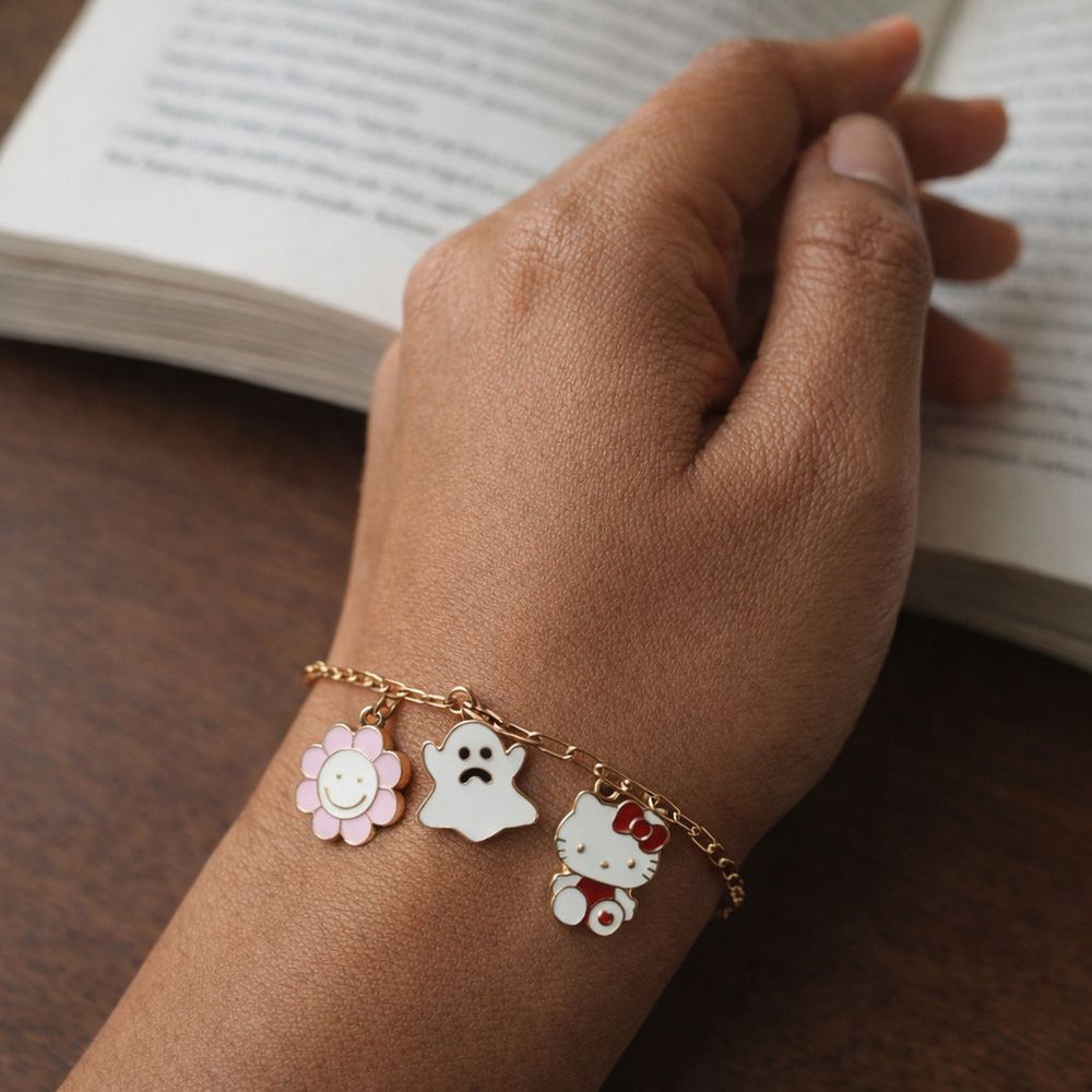 Trendy cute charm bracelet for women and girls