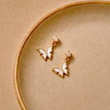 Flutter Butterfly Drop Earrings