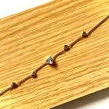 Evara Heart Crystal Bracelet