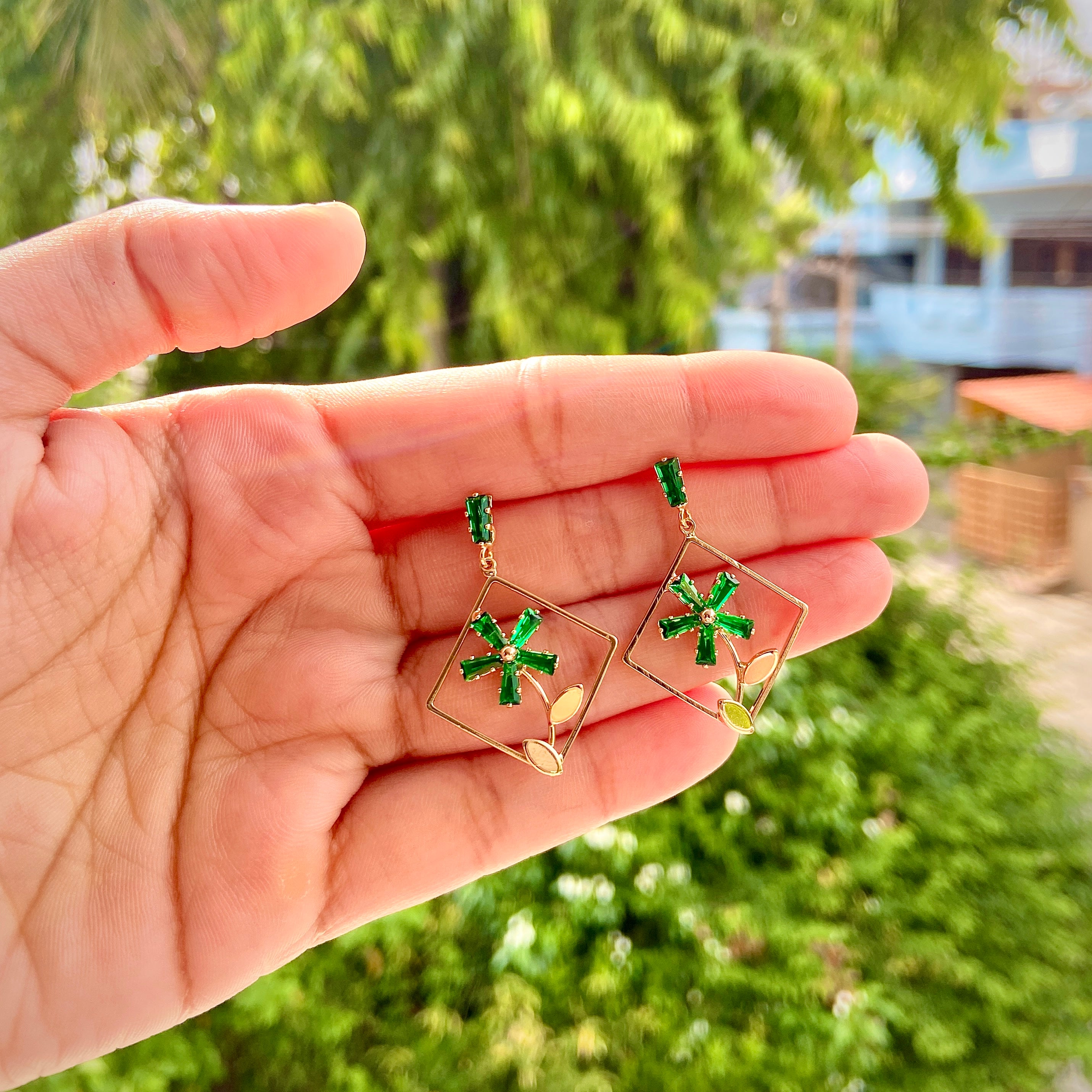 Fiora Bloom Statement Earrings