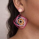 Durable precision crafted quilling statement earrings for women