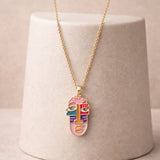 Abstract Face Pendant