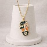 Abstract Face Pendant