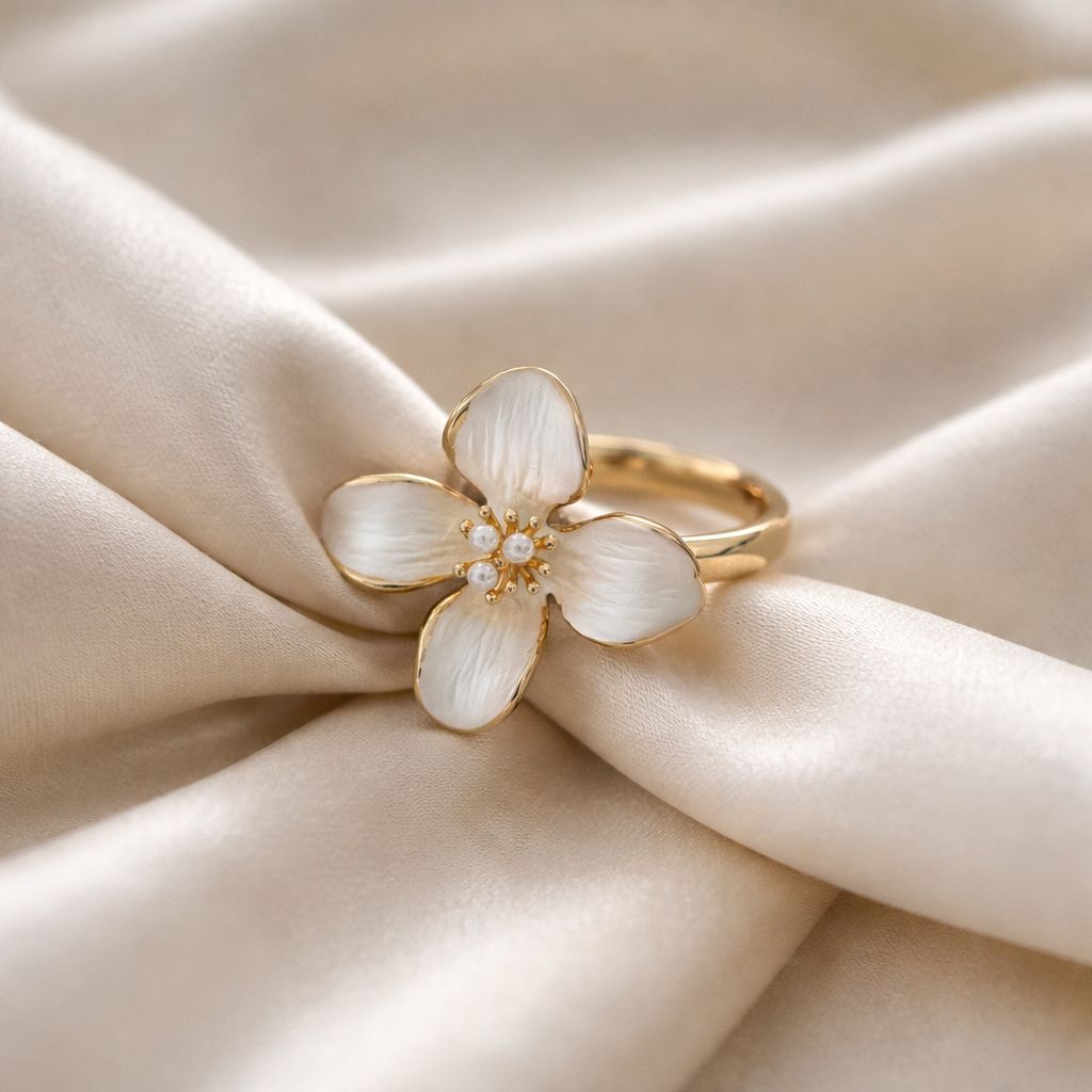 Adjustable Petal Bloom Ring