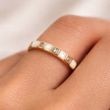 Adjustable Twist Pavé Band Ring