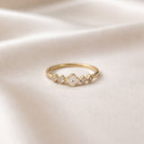 Adjustable Floral Spark Ring