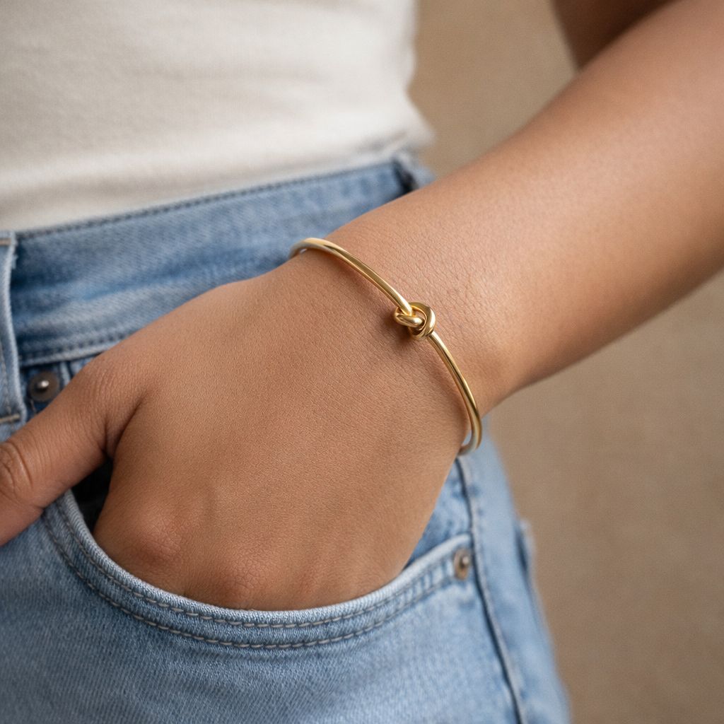 Adjustable Tie Knot Bracelet