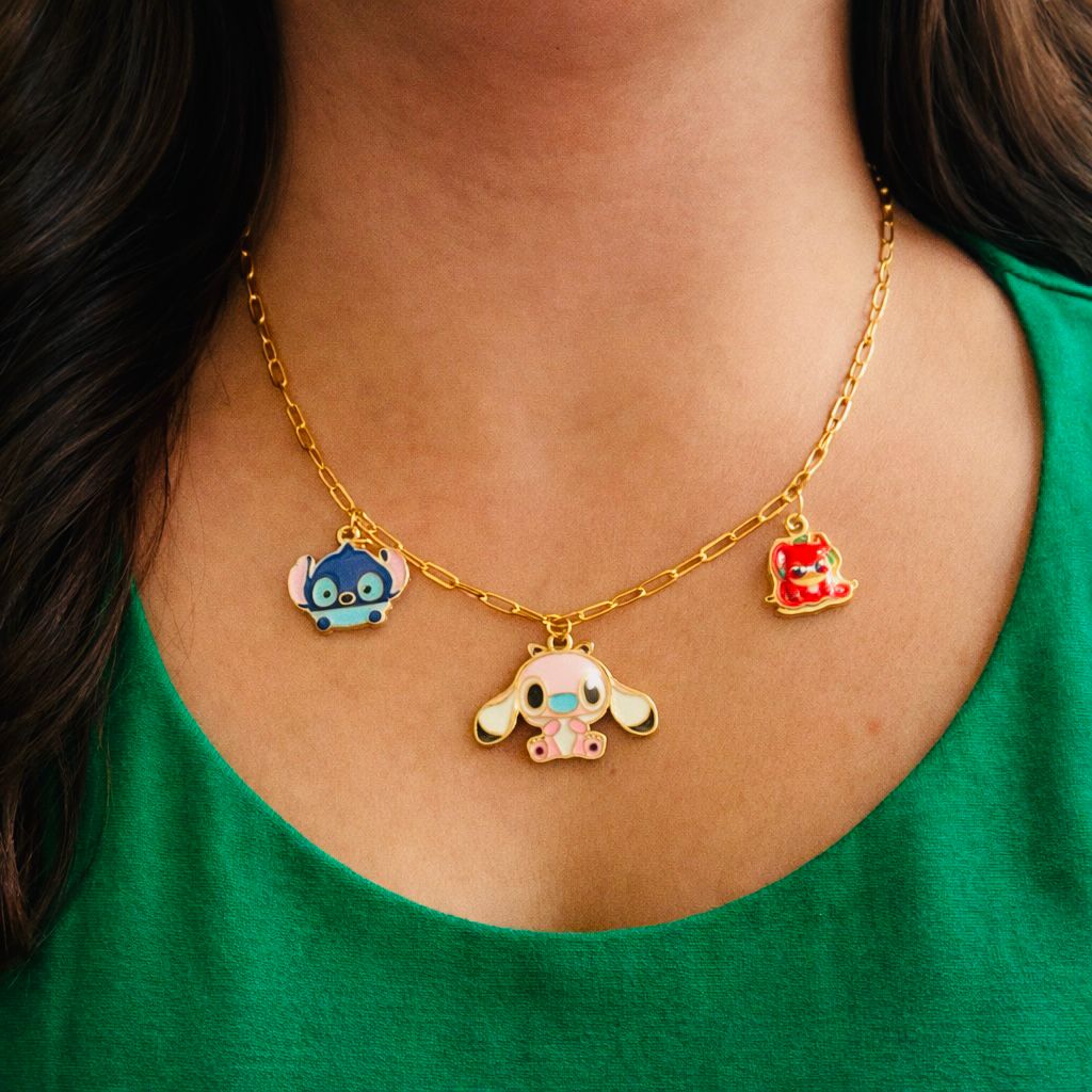 Trendy cute necklace for girls cartoon jewelry everyday wear