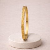 Minimalist geometric bracelet kada available in gold silver and rose gold