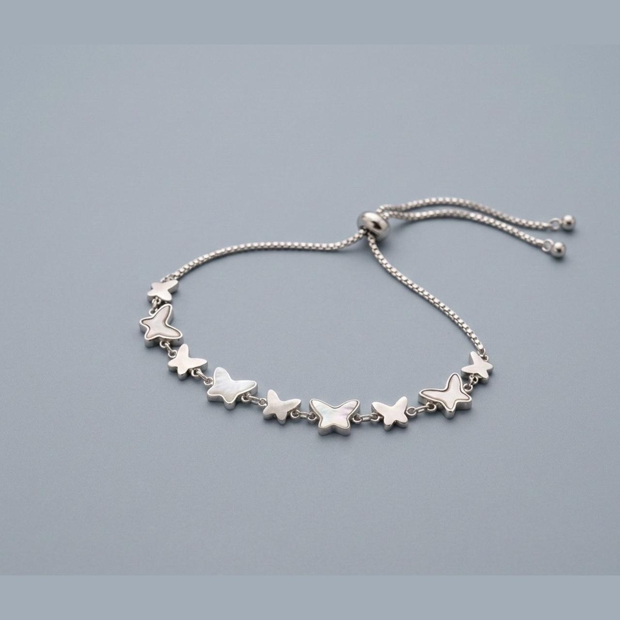 minimal butterfly bracelet for everyday wear